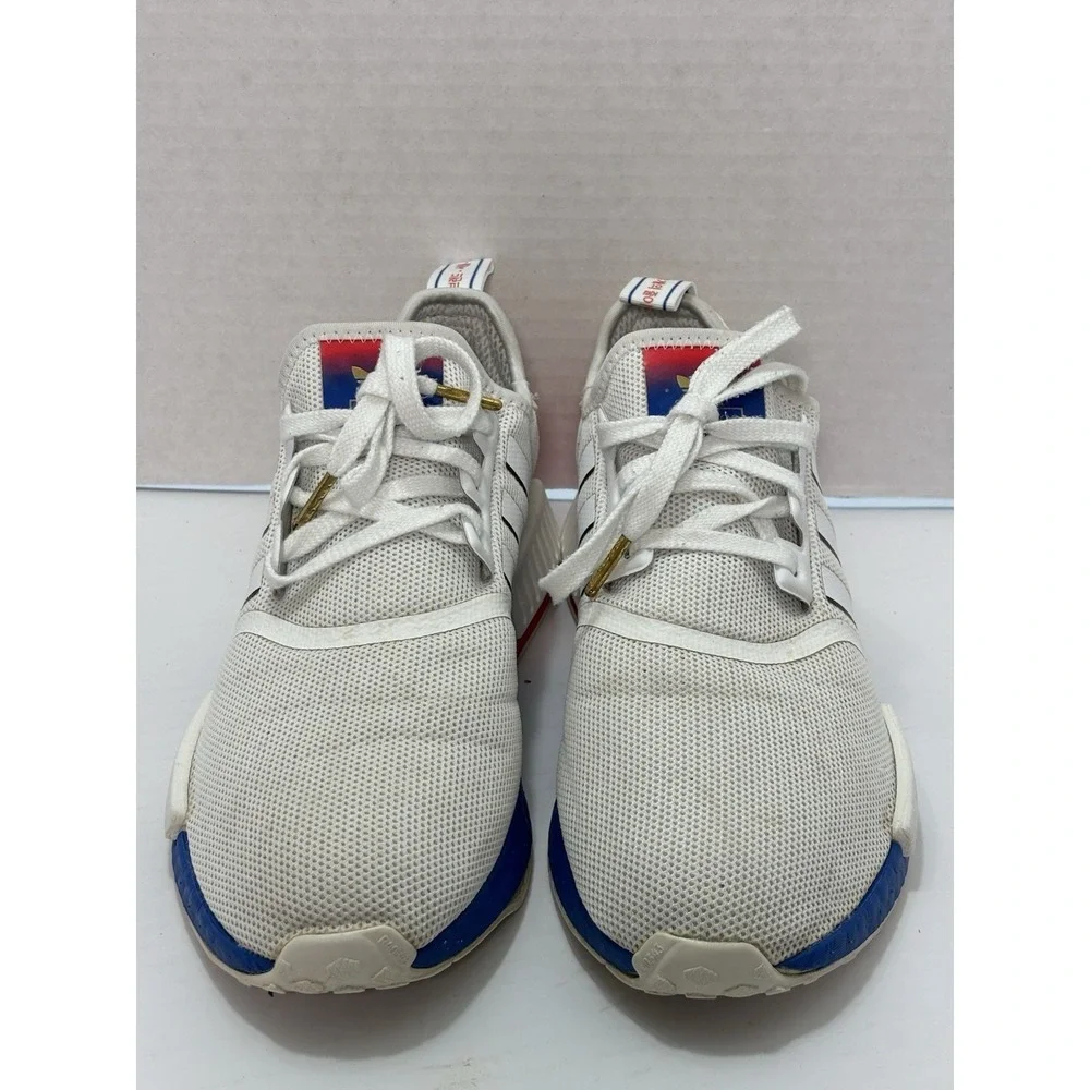 Adidas‎ NMD_R1 Seoul United By Sneakers FY1163 White Red Blue Sz 9.5